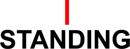 Logo STANDING - marque de sneaker engagée.