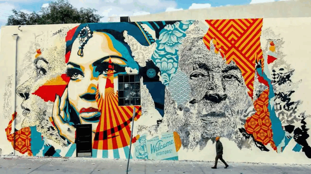 American dreamers - Shepard Fairey (Obey) - Street art